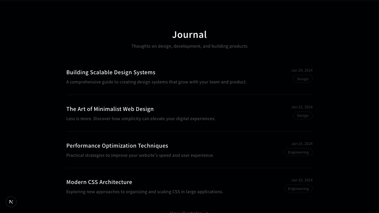 ミニマルブログ