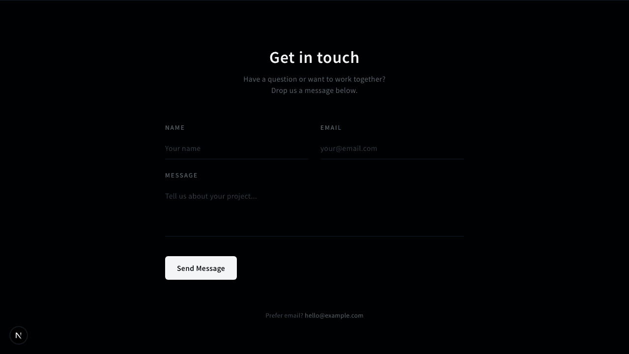 ミニマルコンタクト