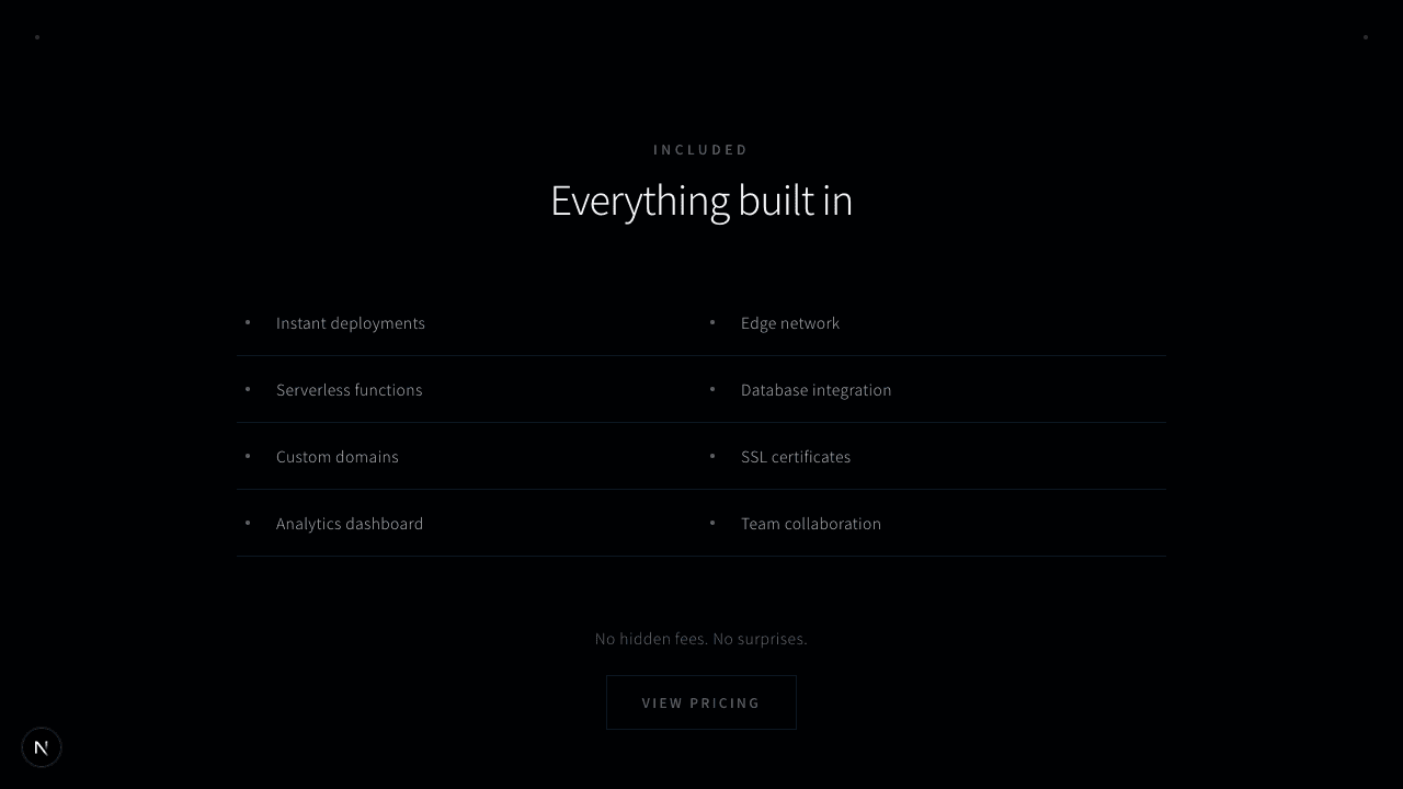 ミニマルフィーチャー