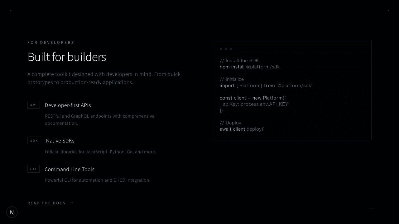 ショーケースフィーチャー